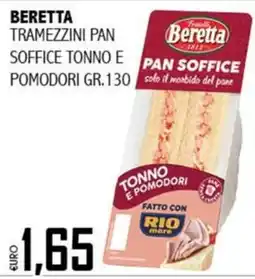 Big Food Beretta tramezzini pan soffice tonno e pomodori offerta