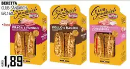 Big Food Club Sandwich Beretta offerta