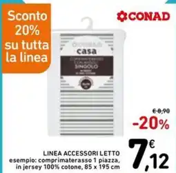 Spazio Conad Comprimaterasso con anello singolo offerta