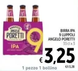 Spazio Conad Birra IPA 9 Luppoli Angelo Poretti offerta