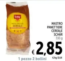 Spazio Conad Mastro panettiere cereale Schär offerta