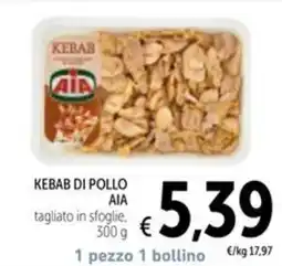 Spazio Conad Kebab di pollo AIA offerta