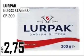 Big Food Lurpak burro classico offerta