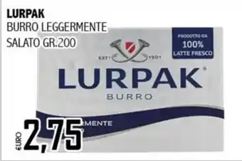 Big Food Lurpak burro leggermente salato offerta