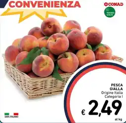 Spazio Conad Pesca gialla offerta
