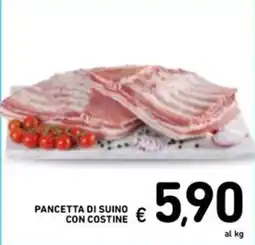Spazio Conad Pancetta di suino con costine offerta