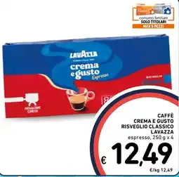 Spazio Conad Caffè crema e gusto risveglio classico Lavazza offerta