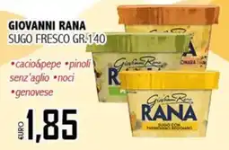 Big Food Giovanni Rana Sugo Fresco offerta