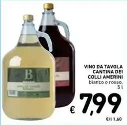 Spazio Conad Vino da tavola Cantina dei Colli Amerini offerta