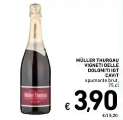 Spazio Conad Müller Thurgau vigneti delle dolomiti IGT cavit spumante brut offerta