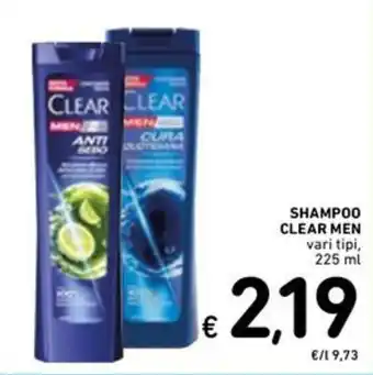 Spazio Conad Shampoo Clear Men offerta