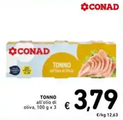 Spazio Conad Conad tonno all'olio di oliva offerta