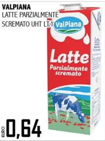 Big Food ValPiana Latte Parzialmente Scremato offerta
