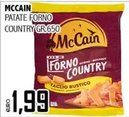 Big Food McCain patate forno country offerta
