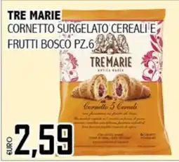 Big Food Tre Marie cornetto 5 cereali offerta
