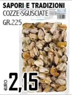 Big Food Sapori e tradizioni cozze sgusciate offerta