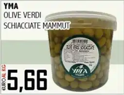 Big Food Olive verdi schiacciate mammut offerta