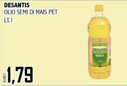 Big Food Olio semi di mais Desantis offerta