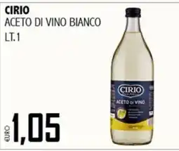Big Food Aceto di vino bianco Cirio offerta