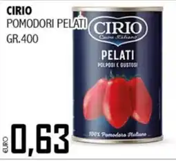 Big Food Cirio pomodori pelati offerta