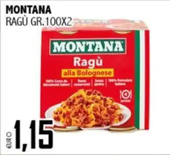 Big Food Montana Ragù alla Bolognese offerta