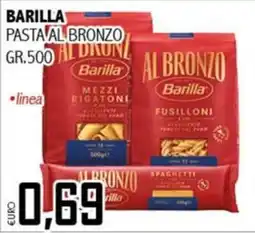 Big Food Barilla pasta al bronzo offerta