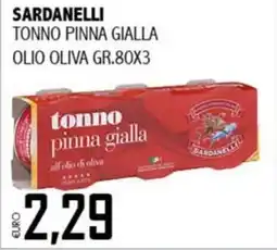 Big Food Tonno pinna gialla Sardanelli offerta