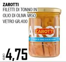 Big Food Filetti di tonno in olio di oliva Zarotti offerta