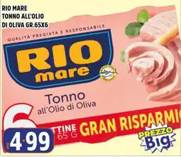Big Food Tonno all'Olio di Oliva offerta