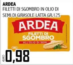 Big Food Ardea filetti di sgombro all'olio di semi offerta
