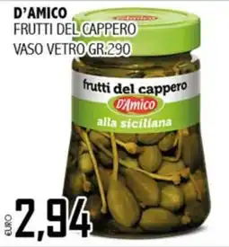 Big Food frutti del cappero D'Amico offerta