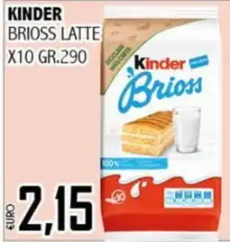 Big Food Kinder Brioss Latte offerta
