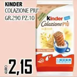 Big Food Kinder Colazione Più offerta