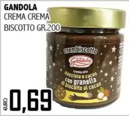 Big Food Crema alle nocciole e cacao con granella di biscotto al cacao Gandola offerta