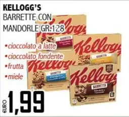 Big Food Kellogg's barrette con mandorle offerta