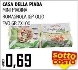 Big Food Casa della piada mini piadina romagnola igp olio evo offerta