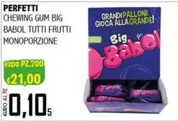 Big Food Babol tutti frutti offerta