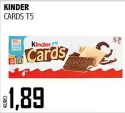Big Food Kinder Cards T5 offerta