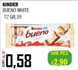 Big Food Kinder bueno white offerta