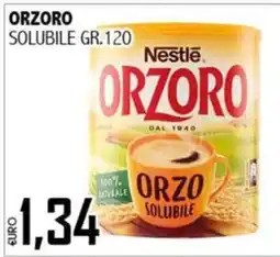 Big Food Orzoro solubile Nestlé offerta