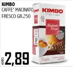 Big Food Kimbo Caffè Macinato Fresco offerta