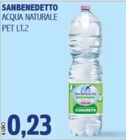 Big Food Acqua naturale San Benedetto offerta