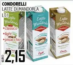 Big Food Latte di Mandorla Condorelli offerta