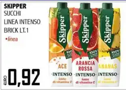 Big Food Skipper succhi linea intenso brick lt.1 offerta