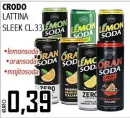 Big Food Crodo lattina sleek lemon soda offerta