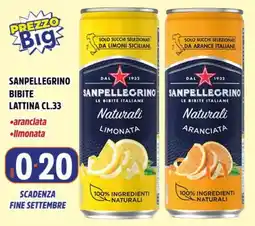 Big Food Sanpellegrino bibite naturali offerta