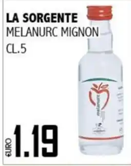 Big Food La sorgente melanurc mignon offerta