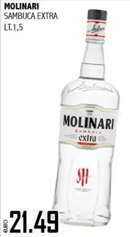 Big Food Molinari Sambuca Extra offerta