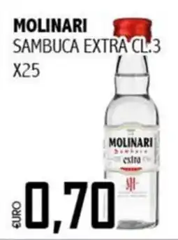 Big Food Molinari Sambuca Extra offerta