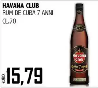 Big Food Havana Club rum de Cuba 7 anni offerta